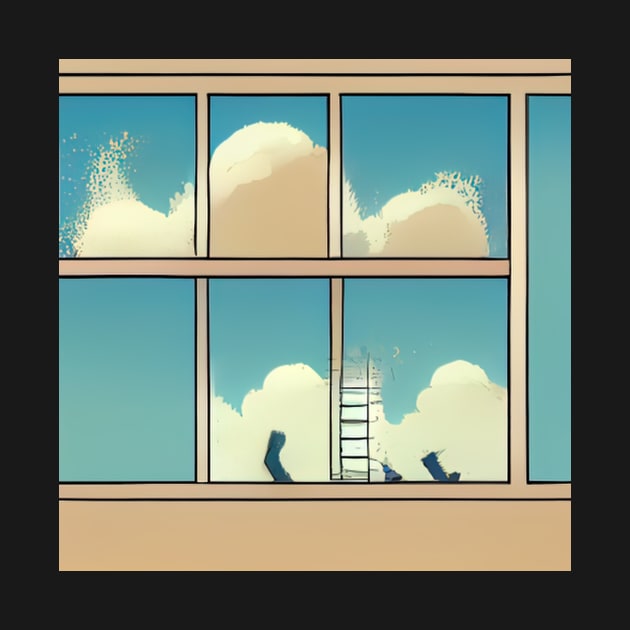 Window cleaner | Comics style by ComicsFactory