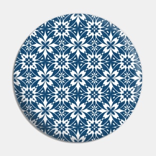 Mediterranean Tiles N.01 / Blue Jeans Pin