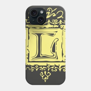 Decorative monogram L Phone Case