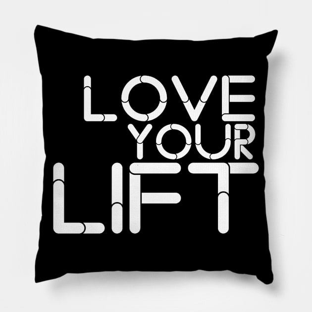 love your lift Pillow by NoorAlbayati93