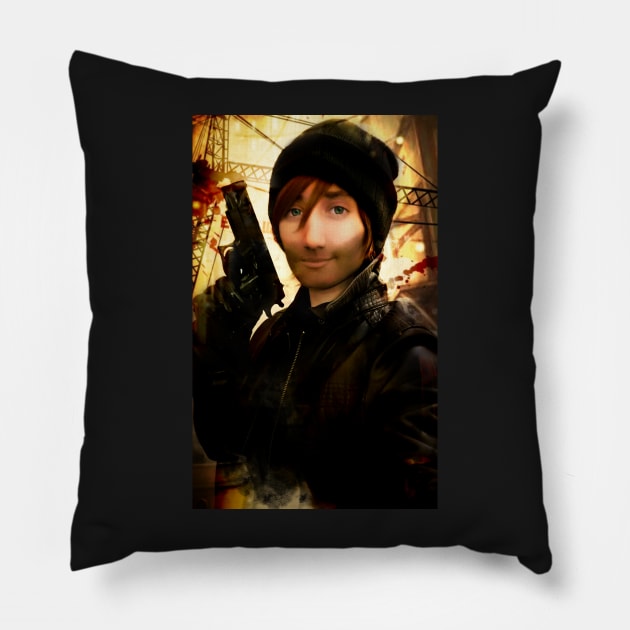 Advent Calendar Cosplay - 20|12 Red Johnson Pillow by EmmeGray