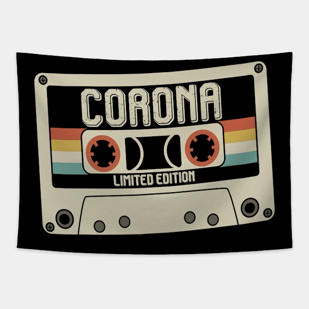 Corona - Limited Edition - Vintage Style Tapestry by Debbie Art