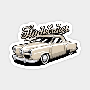 Beige Studebaker Champion Coupe Magnet