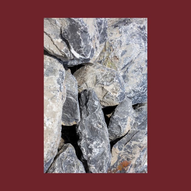 Boulders Stacked On Top Of One Another by textural