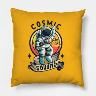 Cosmic Sound Astronaut Pillow