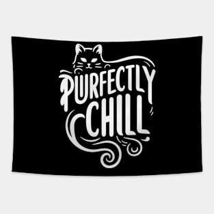 Purfectly Chill Cat Tapestry