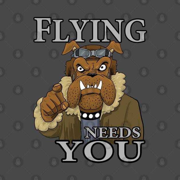 Flying School Design "Flying Need You" by Funky Aviation