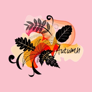 Autumn Art Watercolor T-Shirt