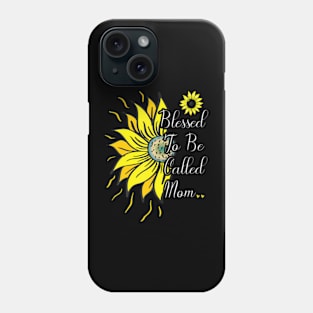 Blessed To Be Called Mom Sunflower Cute Mother 2021 Phone Case