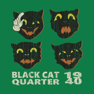 Black Cat Quartet 1940s Halloween T-Shirt