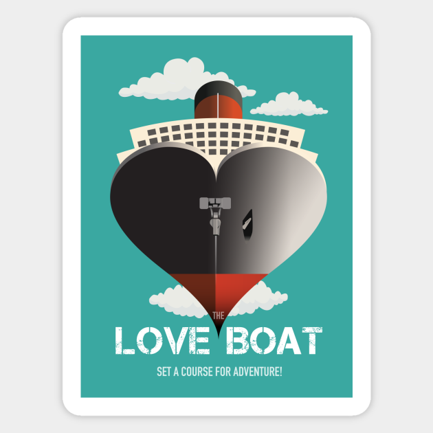 The Love Boat - TV Series poster - The Love Boat - Sticker