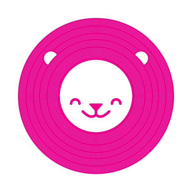 Vinyl Lion (Hot Pink) by SMcGuire