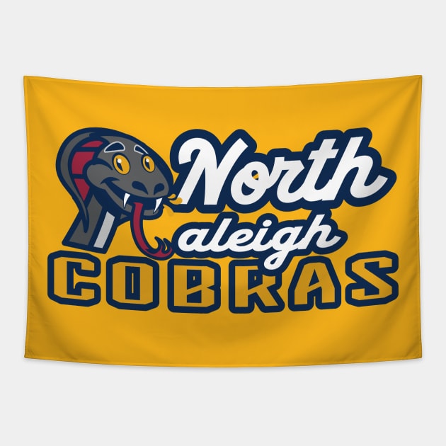 North Raleigh Cobras Tapestry by Buenos Biscuits