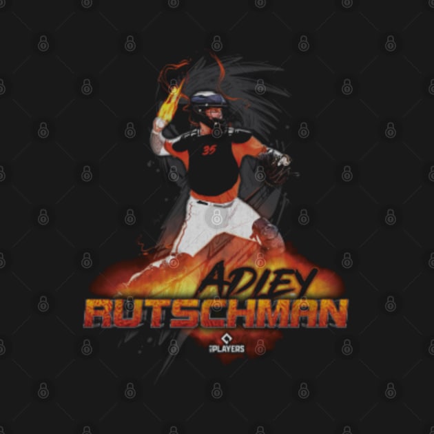 Adley Rutschman Baltimore Flame by Jesse Gorrell