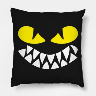 Dragon Smiles Design, Funny Cartoon Dragons, Naughty Smiling Dragon Pillow