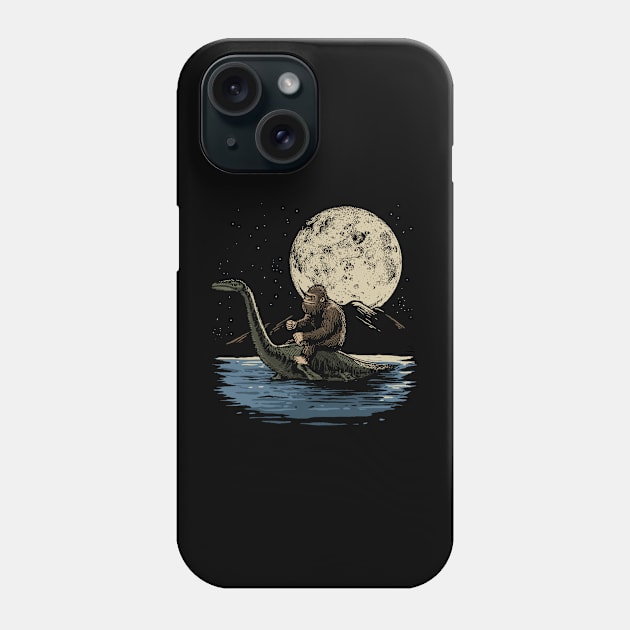 Squatch & Nessie Phone Case by GoshWow 