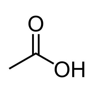 Acetic Acid Ethanoic Acid Vinegar C2H4O2 CH3COOH T-Shirt