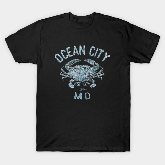 Ocean City, Maryland, Chesapeake Blue Crab - Ocean City - T-Shirt