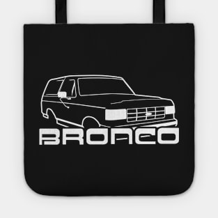 1987-1991 Ford Bronco White w/logo Tote