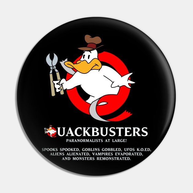 Quackbusters Pin by RobotGhost