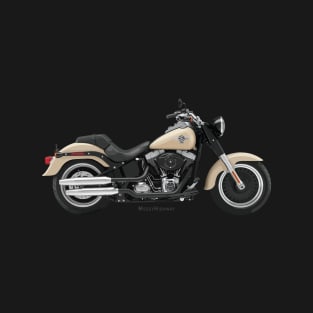 Harley-Davidson Fat Boy Lo beige, s T-Shirt