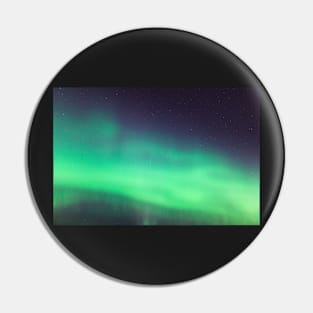 Northern lights close-up Pin