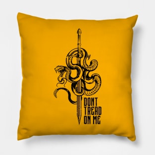 Dont Tread on Me - Distressed Pillow