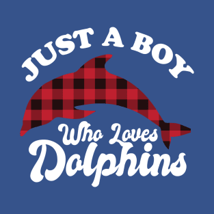 Just A Boy Who Loves Dolphin T-Shirt