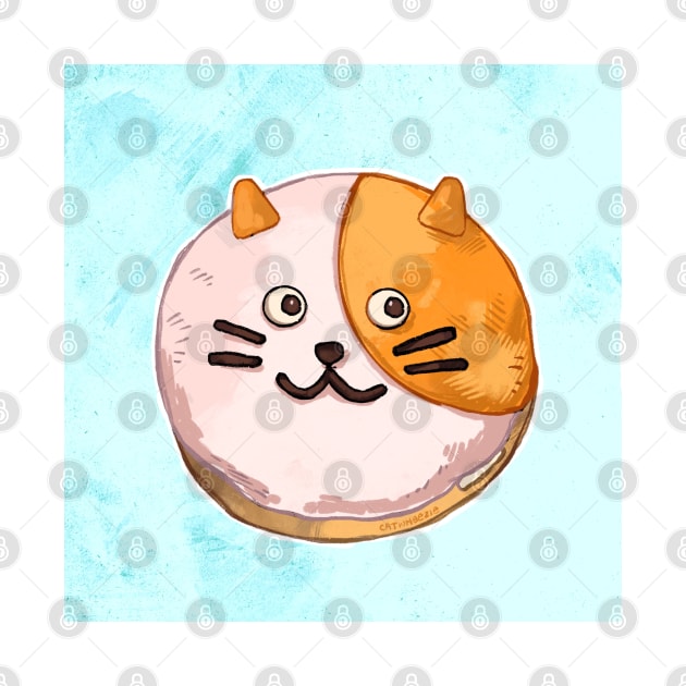 Vanilla Cat Donut by Catwheezie