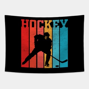 Retro Hockey Gift For Hockey Players Vintage Tapestry