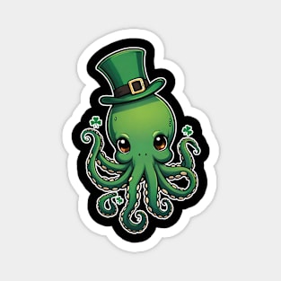 St Patricks Day Irish Octopus 1 Magnet