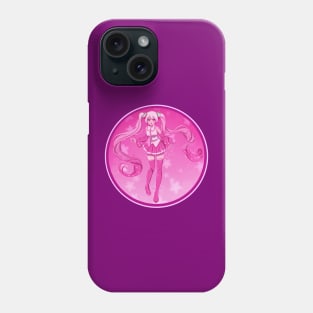 Kawaii Sakura Cherry Blossom with Background Hatsune Miku Vocaloid Phone Case