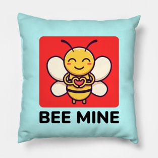 Bee Mine | Be Mine Bees Pun Pillow