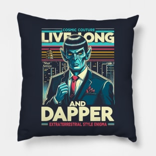 Live Long and Dapper Pillow