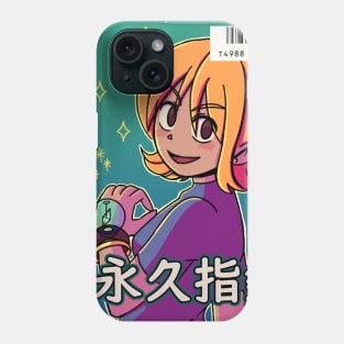 vaporwave anime aesthetic girl nami Phone Case