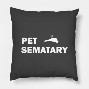 Pet Sematary, white Pillow