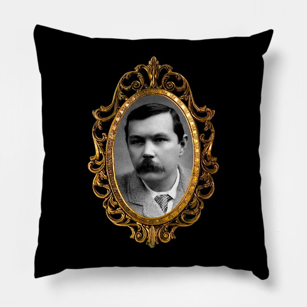 Arthur Conan Doyle Pillow by TheLiterarian