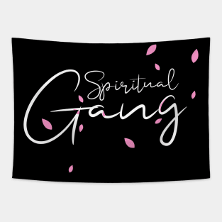 Spiritual Gang yoga design Tapestry