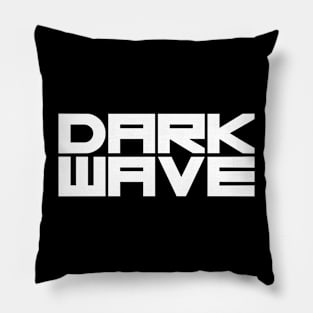 dark wave Pillow