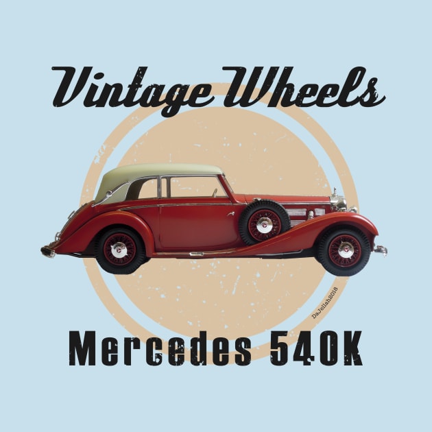 Vintage Wheels - Mercedes 540K by DaJellah