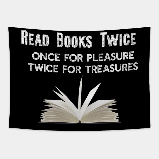 Read Books Twice Tapestry by islander