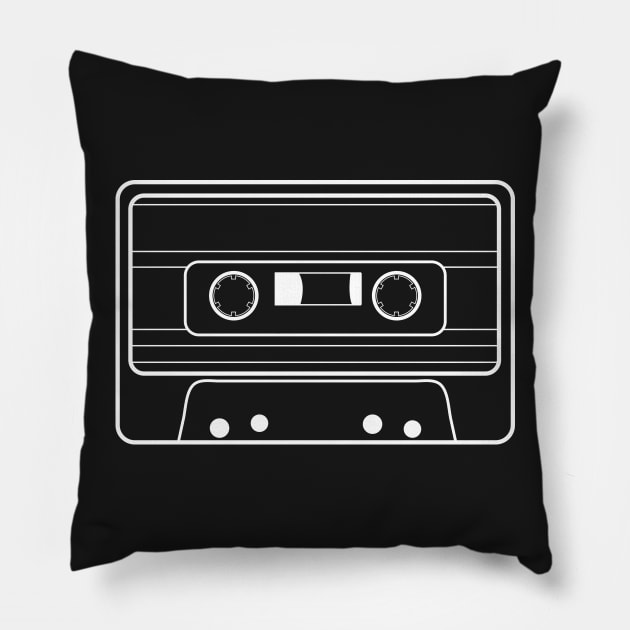 Cassette Pillow by Sirenarts