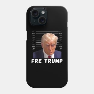 Free Donald Trump Mug shot Phone Case