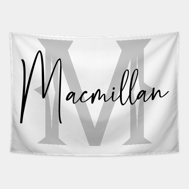 Macmillan Second Name, Macmillan Family Name, Macmillan Middle Name Tapestry by Huosani