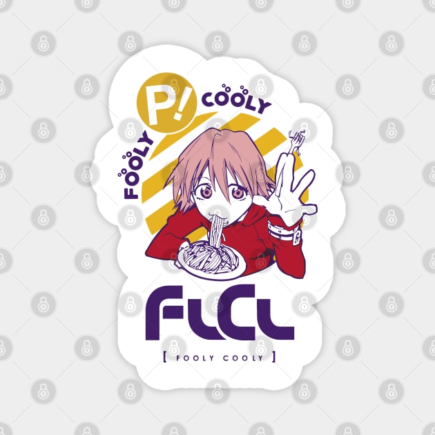 Haruko FLCL Magnet by paisdelasmaquinas