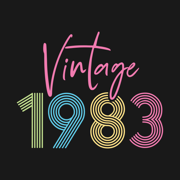 Vintage 1983 by Garden Avenue Designs