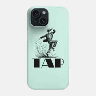 TAP dancer black sketch Phone Case