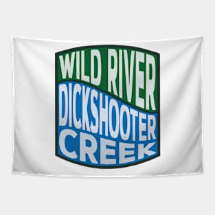 Dickshooter Creek Wild River wave Tapestry