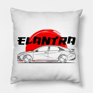 The KDM N Performance Elantra Art Pillow