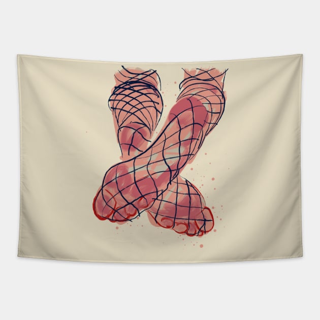 Fishnet Tapestry by MikeBrennanAD